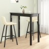 Table de bar MDF noir 115x55x107 cm  517086517086