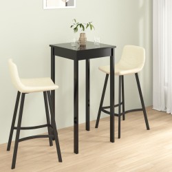 Table de bar MDF noir 55x55x107 cm 517087517087