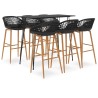 Ensemble de bar 7 pcs Noir 517091517091