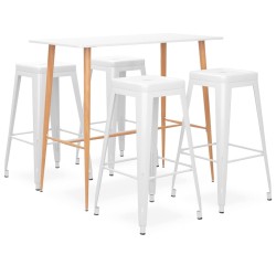 Ensemble de bar 5 pcs Blanc 517092517092