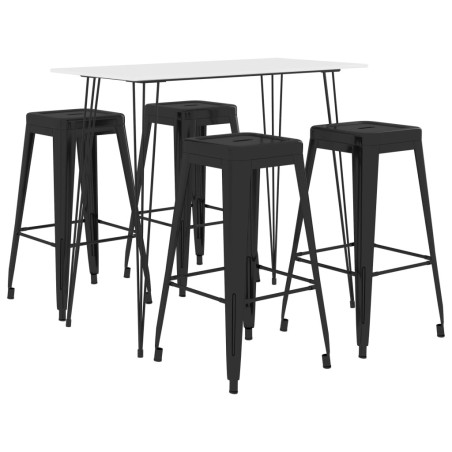 Ensemble de bar 5 pcs Blanc et noir 517093517093