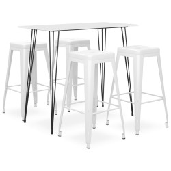 Ensemble de bar 5 pcs Blanc 517094517094