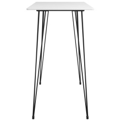 Ensemble de bar 5 pcs Blanc et gris 517095517095