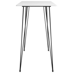 Ensemble de bar 5 pcs Blanc et gris 517096517096