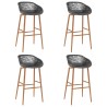 Ensemble de bar 5 pcs Blanc et gris 517096517096