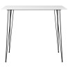 Ensemble de bar 5 pcs Blanc et gris 517098517098