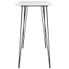 Ensemble de bar 5 pcs Blanc et gris 517098517098