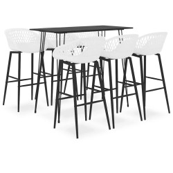 Ensemble de bar 7 pcs Noir et blanc 517103517103