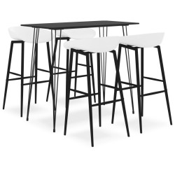 Ensemble de bar 5 pcs Noir et blanc 517107517107