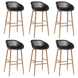 Ensemble de bar 7 pcs Blanc et noir 517113517113