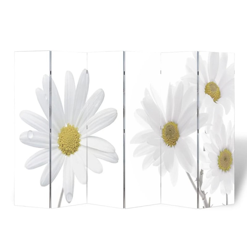 Cloison de séparation pliable 217x170 cm Fleur 517116517116