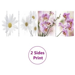 Cloison de séparation pliable 217x170 cm Fleur 517116517116
