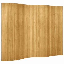 Cloison de séparation bambou naturel largeur 250 cm hauteur 165 cm 517117517117