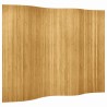 Cloison de séparation bambou naturel largeur 250 cm hauteur 165 cm 517117517117