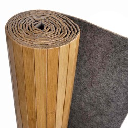 Cloison de séparation bambou naturel largeur 250 cm hauteur 165 cm 517117517117