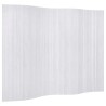 Cloison de séparation bambou blanc largeur 250 cm hauteur 165 cm 517122517122