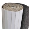 Cloison de séparation bambou blanc largeur 250 cm hauteur 165 cm 517122517122