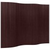 Cloison de séparation bambou marron foncé largeur 250 cm hauteur 165 cm 517128517128