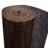 Cloison de séparation bambou marron foncé largeur 250 cm hauteur 165 cm 517128517128