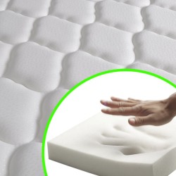 Matelas en mousse à mémoire de forme 200 x 120 x 17 cm doux 517134517134