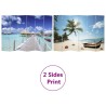 Cloison de séparation pliable 217x170 cm Plage  517143517143