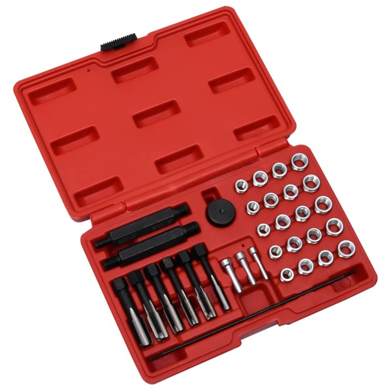 Kit de réparation filetage bougie préchauffage 33pcs M8 M10 M12 517146517146