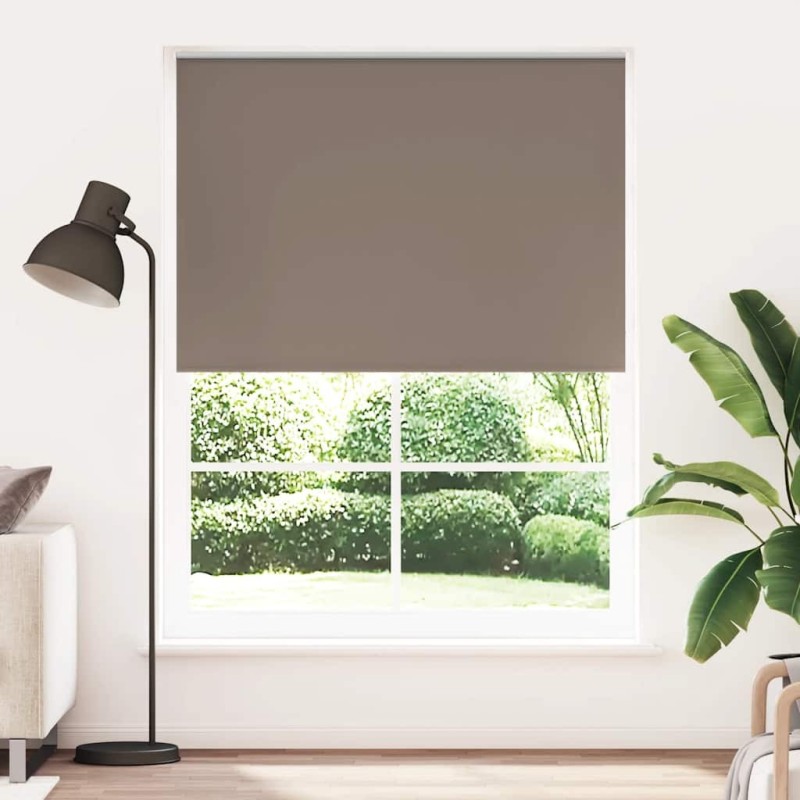 Store enrouleur occultant 144,4 x 230 cm, largeur du tissu 140 cm, couleur café 517152517152