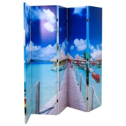 Cloison de séparation pliable 200 x 170 cm Plage  517153517153
