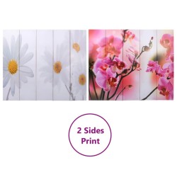Cloison de séparation pliable 200 x 170 cm Fleur  517154517154