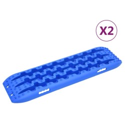 Planches de traction 2 pc Bleu 106x30,5x7 cm Nylon 517161517161