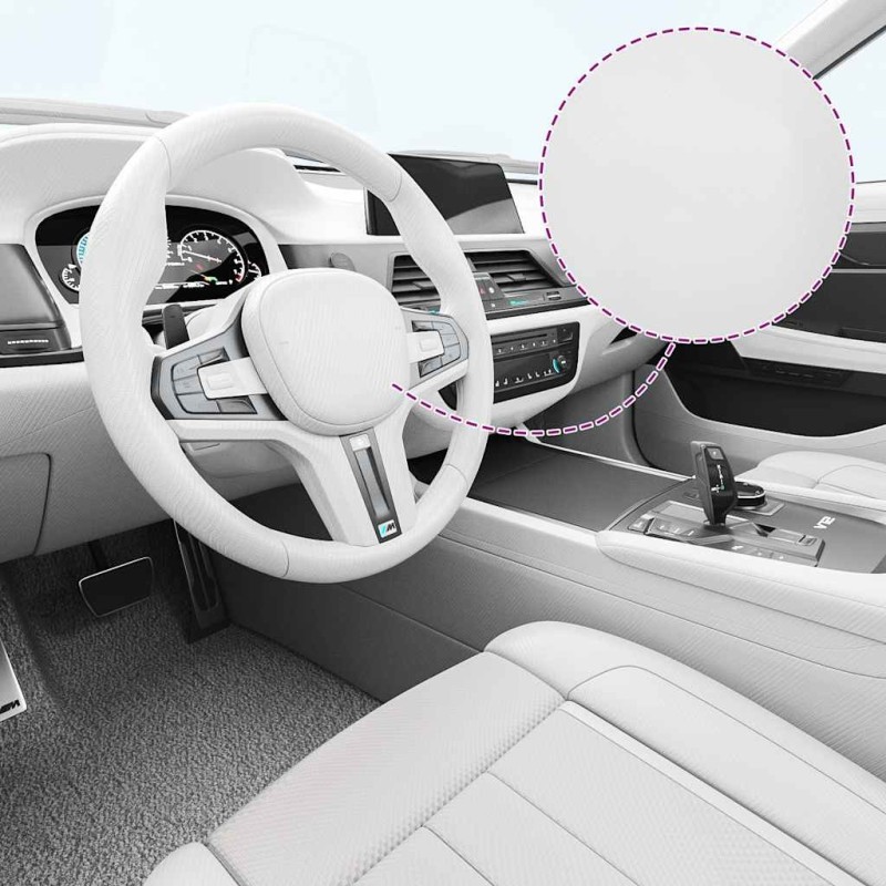 Film 4D de voiture Blanc 100x150 cm 517165517165