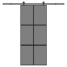 Porte coulissante kit de quincaillerie trempé verre aluminium 517171517171
