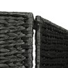 Cloison de séparation 4 panneaux Noir 154x160 cm Jacinthe d'eau 517174517174