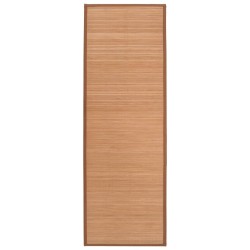 Tapis de yoga Bambou 60x180 cm Marron 517176517176