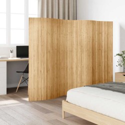 Cloison de séparation bambou largeur 250 cm hauteur 165 cm naturel 517177517177