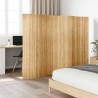 Cloison de séparation bambou largeur 250 cm hauteur 165 cm naturel 517177517177