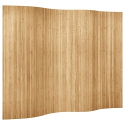 Cloison de séparation bambou largeur 250 cm hauteur 165 cm naturel 517177517177