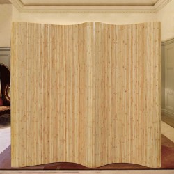 Cloison de séparation bambou largeur 250 cm hauteur 165 cm naturel 517177517177