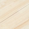 Table à manger Blanc et marron 106 cm Bois d'hévéa massif 517183517183