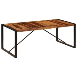 Table à dîner 200x100x75 cm Bois de Sesham solide 517184517184
