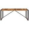 Table à dîner 200x100x75 cm Bois de Sesham solide 517184517184