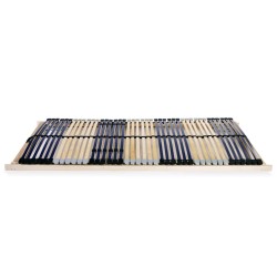 Sommier à lattes sans matelas avec 42 lattes 7 zones 70x200 cm 517186517186
