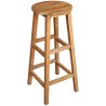 Table et tabourets de bar 7 pcs Bois d'acacia massif 517191517191
