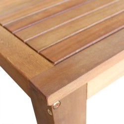 Table et tabourets de bar 7 pcs Bois d'acacia massif 517191517191