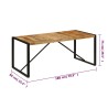Table à manger 180x90x75 cm Bois de manguier massif 517194517194
