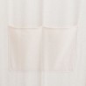 Cloison de séparation 5 panneaux Crème 200 x 170 x 4 cm Tissu  517195517195