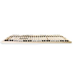 Sommier à lattes sans matelas avec 28 lattes 7 zones 70x200 cm 517201517201