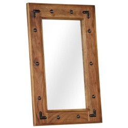 Miroir Bois d'acacia massif 50 x 80 cm 517203517203