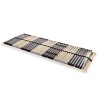 Sommier à lattes sans matelas avec 42 lattes 7 zones 90x200 cm 517205517205