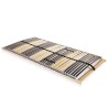 Sommier à lattes sans matelas avec 42 lattes 7 zones 100x200 cm 517206517206